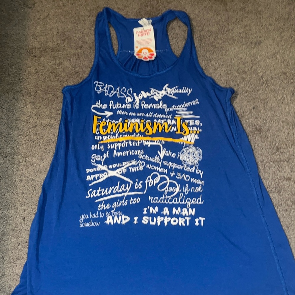 Feminism Is Tank Top Size XL